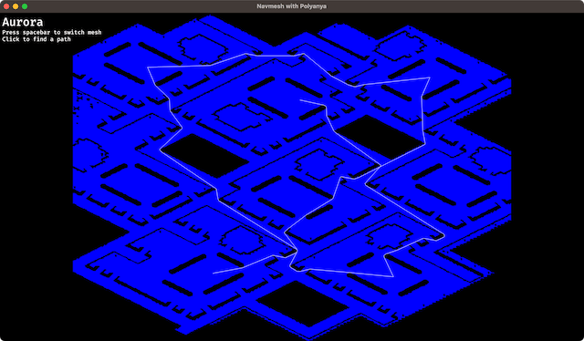 Showing path lines